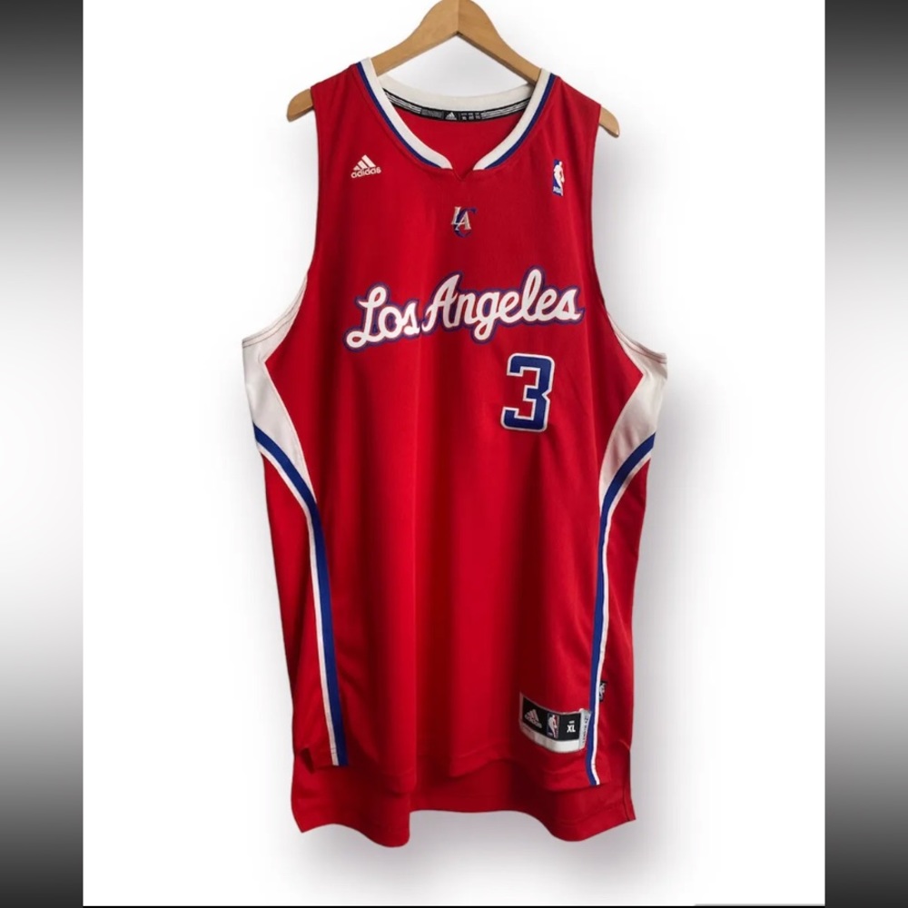 LA Clippers #3 CHRIS PAUL Swingman Jersey NEW XL +2” Length  Adidas Red